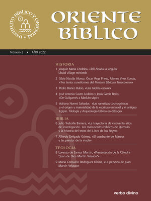 cover image of Oriente Bíblico nº 2